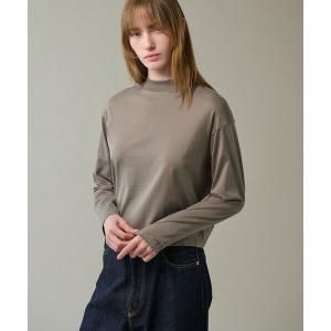 tシャツ handvaerk | 60/2 ハイネック長袖Tシャツ WOMEN レディース