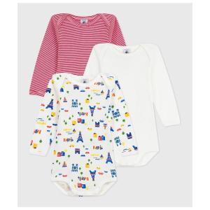 ベビー服 ロンパース 長袖ボディ３枚組の買取情報