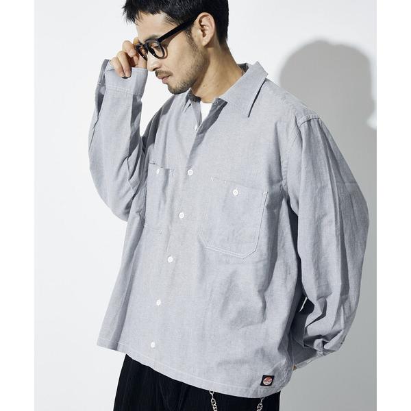 シャツ RED KAP/レッドキャップ 別注 オックスフォード クロップド ロングスリーブ ワークシ...