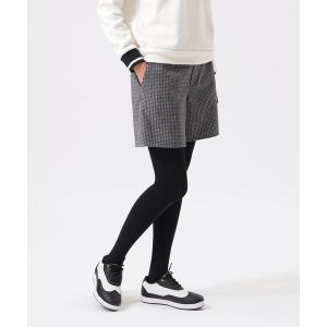 パンツ ORANGE LABEL / 千鳥柄 ショートパンツ レディース