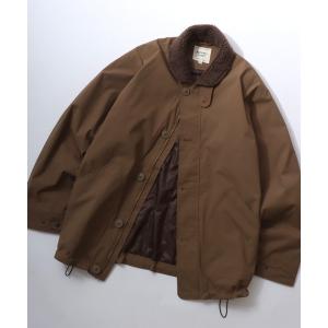 ブルゾン アウター N-1 Deck Jacket/撥水 防風 ストレッチ 襟ボア デッキジャケット/中綿ジャケット/ブルゾン/レディース メンズ メ