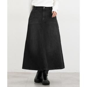 デニムスカート デニムロングスカートの商品画像