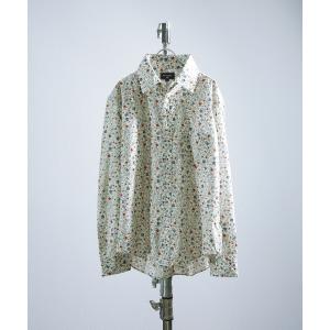 シャツ 英国老舗ブランド 花柄シャツ 日本縫製  Peter England メンズ レディース