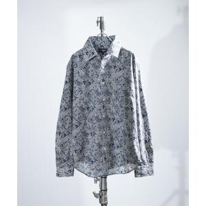 シャツ Peter England 英国老舗ブランドシャツ ペイズリー柄 メンズ レディース