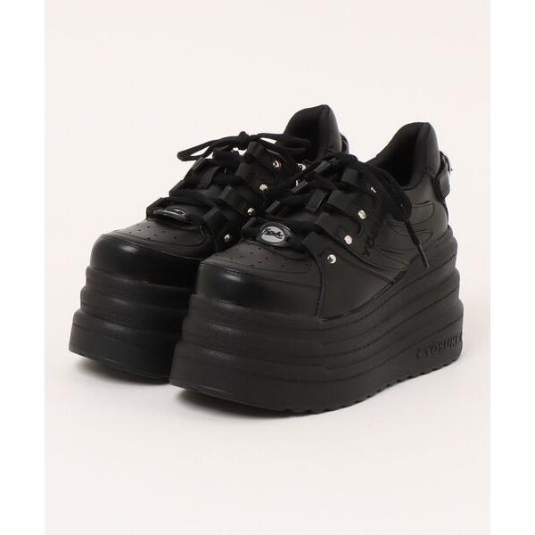 スニーカー 「YOSUKE/ヨースケ」厚底レースアップスニーカー レディース