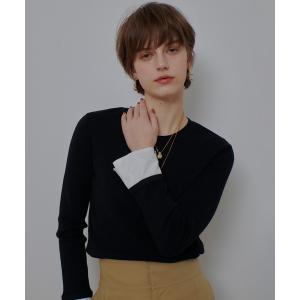 ニット セーター レースカフスドッキングプルオーバー レディース｜ZOZOTOWN Yahoo!店