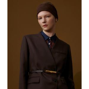 ベルト 「ATELIER AMBOISE(アトリエ アンボワーズ)」リバーシブルメタルバーバックルベルト レディース