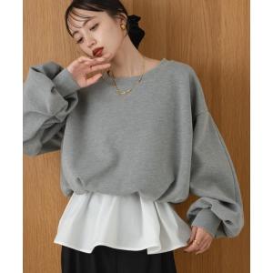 トレーナー スウェット ボンディングショートスウェット レディース