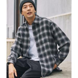 シャツ ウォームネル レギュラーカラー長袖チェックシャツ「保温加工」「THE CRAFT CREW PRODUCTS」 メンズ レディース