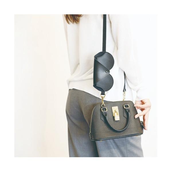 サングラス レザーアイウェアポータブルケース レディース