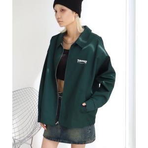 ブルゾン アウター 「THRASHER/スラッシャー」T/Cツイル ジップアップブルゾン メンズ レディース