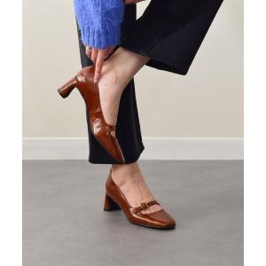 パンプス 「ANGEL ALARCON」セットバックヒールストラップパンプス(D51001)