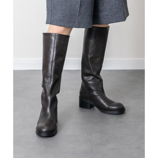 ブーツ 「ANGEL ALARCON」ラウンドトウローヒールロングブーツ(D53200) レディース