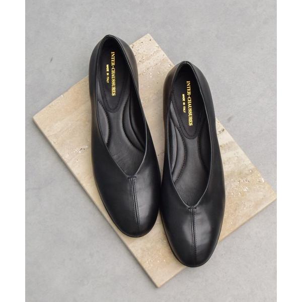 パンプス 「INTER-CHAUSSURES」ラウンドトウセンターシームパンプス(I51510)