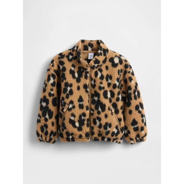 コート アウター ボア ジップアップジャケット レオパード (幼児・ベビー) キッズ 子供服 女の子
