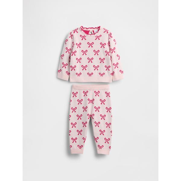 セットアップ リボン ニットコーデセット (ベビー) キッズ 子供服 女の子