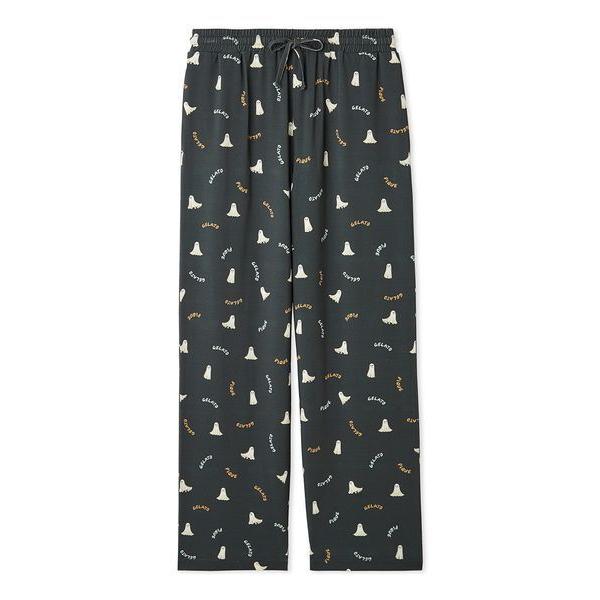 パジャマ 「HOMME」TRICK GHOST柄 ロングパンツ メンズ