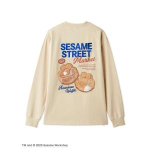 tシャツ 「CAFE SWEETS」「UNISEX」ロングTシャツ（WAFFLE） レディース