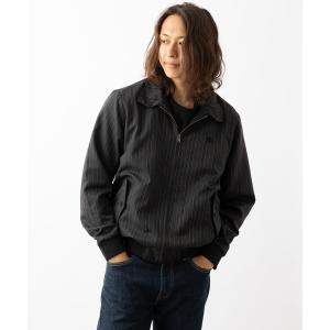 コート ジャケット ストライプハリントンジャケット メンズ