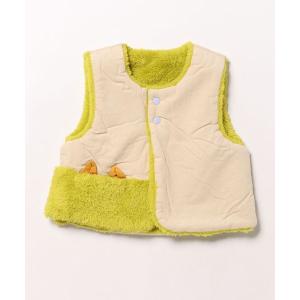 ベスト  アニマルモチーフポケット付きリバーシブルベスト キッズ 子供服 男の子 女の子