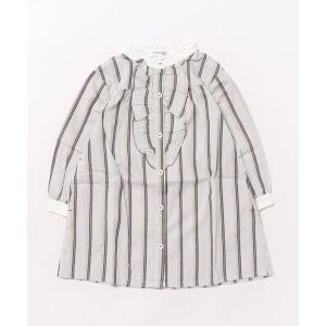 ワンピース クレリックシャツワンピース キッズ 子供服 女の子