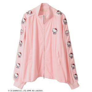 ブルゾン アウター 「HELLO KITTY」LINGERIE JERSEY ブルゾン レディース メンズ