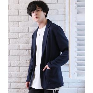 ジャケット テーラードジャケット 春服 テーラードジャケット スウェット素材 メンズ
