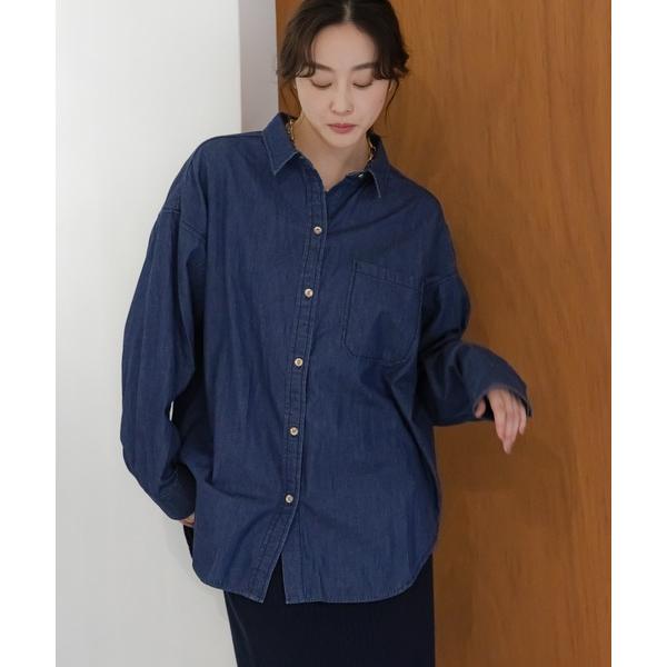 ブラウス シャツ デニムレギュラーシャツ/591129 レディース