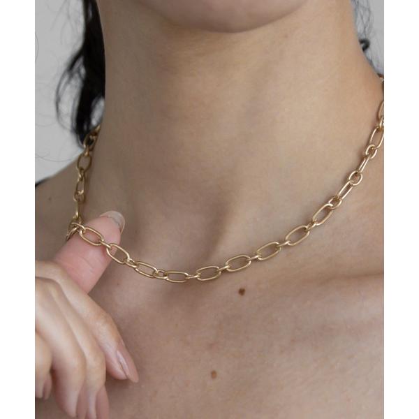 ネックレス シンプルチェーンチョーカーネックレス レディース
