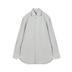 シャツ 「別注」Maria Santangelo MARCELLO コットン ワンピースカラーチェックシャツ メンズ