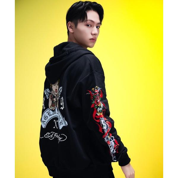 パーカー A&apos;GEM/9 × .kom 「A&apos;GEM/9/エージェムナイン」 Ed Hardy カラ...