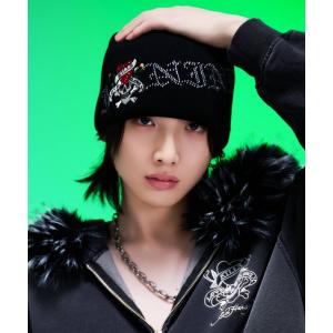 ニット帽 ニットキャップ A'GEM/9 × .kom 「A'GEM/9/エージェムナイン」 Ed Hardy ワッチ メンズ レディース