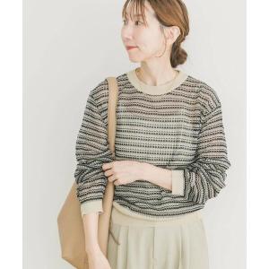 ニット セーター シアーボーダーロングスリーブニット レディース｜ZOZOTOWN Yahoo!店