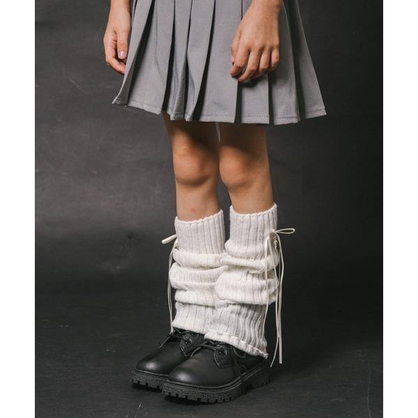 レッグウォーマー ハートチャームリボンレッグウォーマー キッズ 子供 女の子