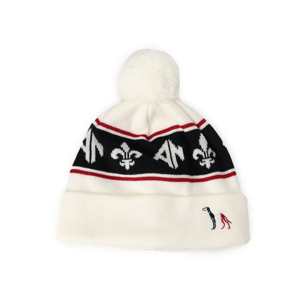 ニット帽 ニットキャップ 「ADABAT NAVY」フルールドリスニットキャップ レディース