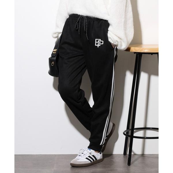 スウェットパンツ ジャージ スウェード ライン ロゴ アンクルパンツ メンズ レディース