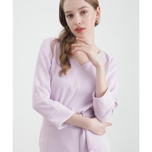 「PINKY&DIANNE」 7分袖ブラウス 38 ピンク レディース