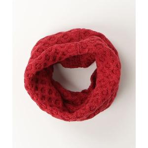 「aran WOOLLEN MILLS」 スヌード FREE レッド レディース