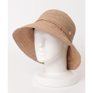 「Helen Kaminski」 ストローハット F ブラウン レディース