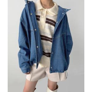   Jeans クロップド丈デニムジャケット デニムジャケット gジャン クロップド丈デニムジャケット レディース