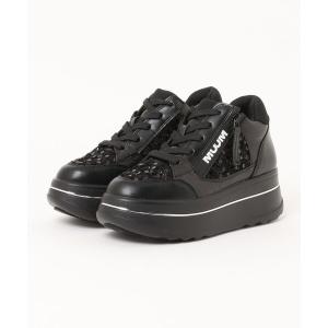 スニーカー 「MUUM」厚底ミッドカットスニーカー レディース