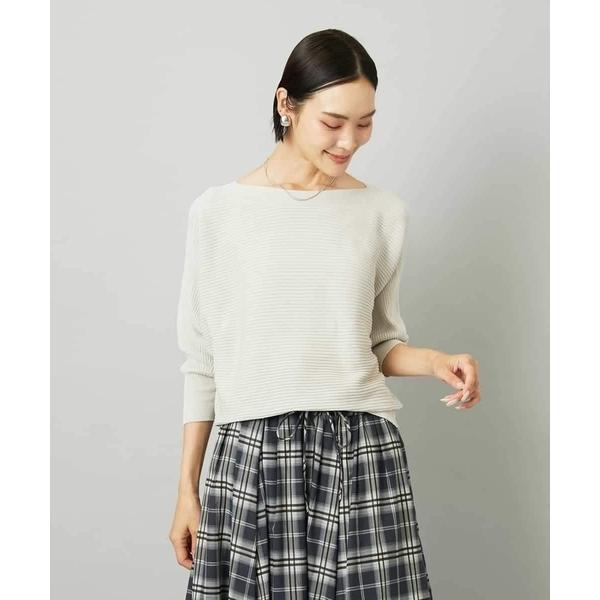 ニット セーター 「定番人気」ホールガーメント(R)ドルマンスリーブニット（7分袖） レディース