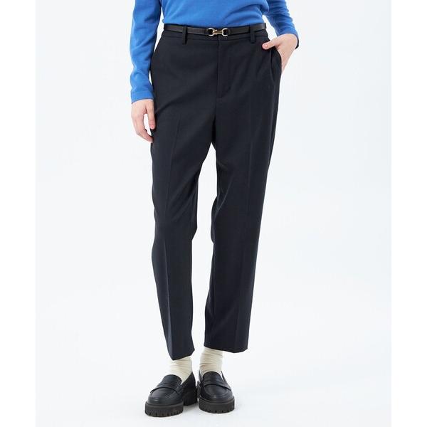 パンツ ウォッシャブルウールテーパードパンツ レディース