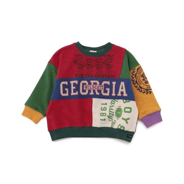 トレーナー 「ジュニア対応」リメイク風カレッジプルオーバー キッズ 子供服 男の子 女の子