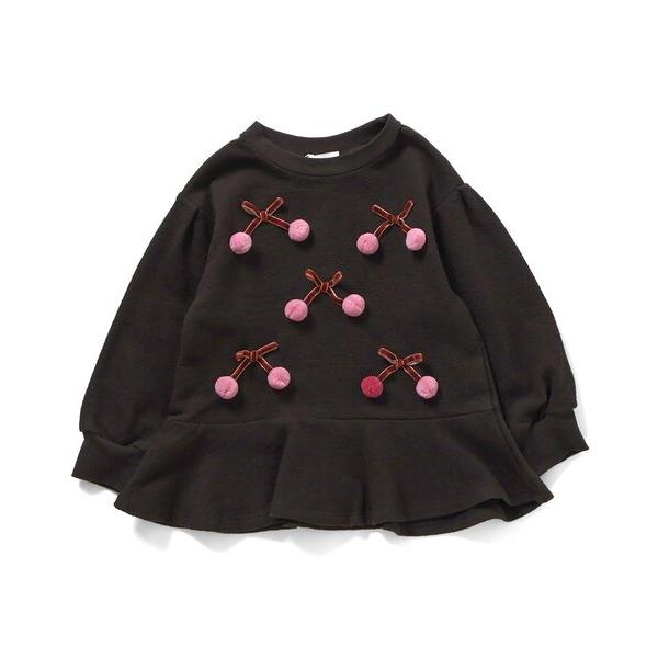 tシャツ 「ジュニア対応」立体モチーフチュニック キッズ 子供服 女の子