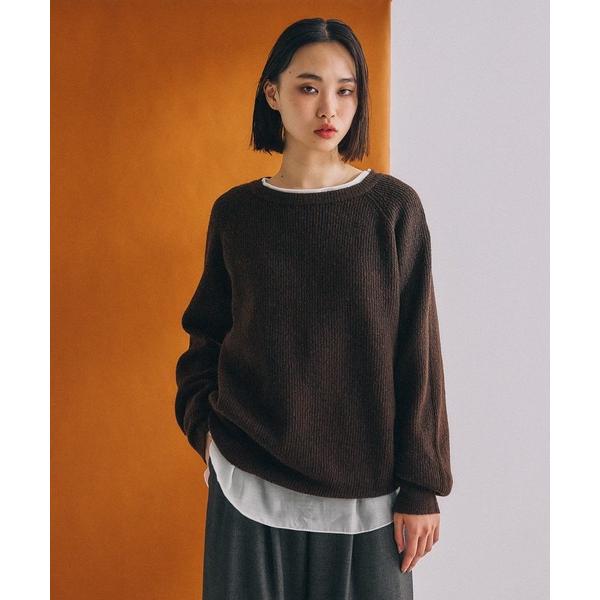 ニット セーター 「WEB限定」アイスクリームクルーニットDX　590668 レディース