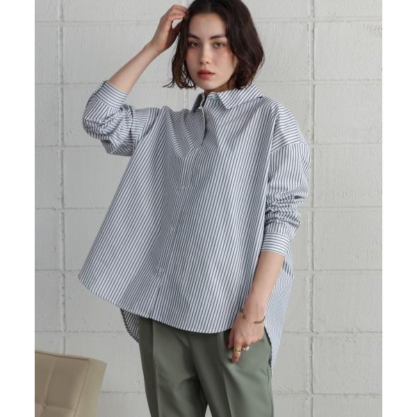 ブラウス シャツ ＴＣバックギャザーヨークＢＬ レディース