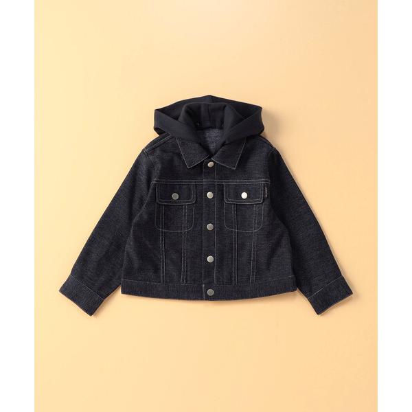 ブルゾン アウター デニムライクストレッチ フード付き ブルゾン(ベビーサイズ) キッズ 子供服 男...