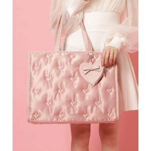 トートバッグ ハートモチーフトートバッグ レディース