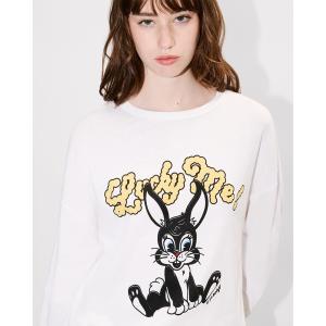 tシャツ 'KENZO Cartoon' ロング スリーブ コットン  Tシャツ レディース